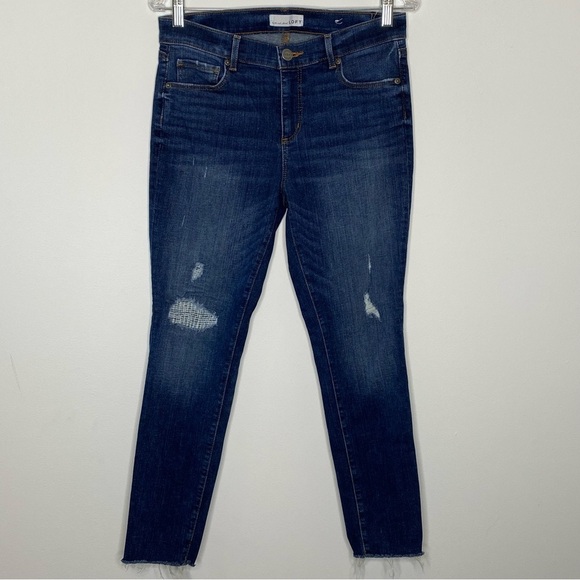 LOFT Distressed Modern Skinny Jean - Picture 1 of 12